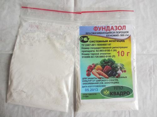 Фундазол для хвойных, как разводить. Фунгицид Фундазол: состав, инструкция по применению, отзывы