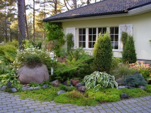 Клумба возле дома оформление. Основные принципы ландшафтного дизайна придомовой территории