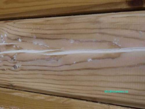 Герметик для дерева своими руками. Самое дешёвое средство для заделывания трещин в брусе