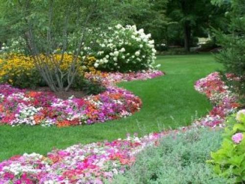 Красивый газон и ландшафт перед домом. Тонкости в дизайне палисадника 05 Красивый газон и ландшафт перед домом. Тонкости в дизайне палисадника 05