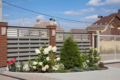 Красивый газон и ландшафт перед домом. Тонкости в дизайне палисадника 02 Красивый газон и ландшафт перед домом. Тонкости в дизайне палисадника 02