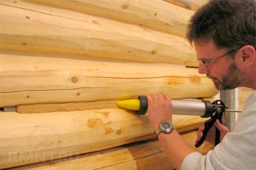 Методы утепления швов бревенчатого дома. Выбор материала 06 Методы утепления швов бревенчатого дома. Выбор материала 06