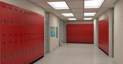 Удобный и функциональный шкафчик для раздевалки в школе 02