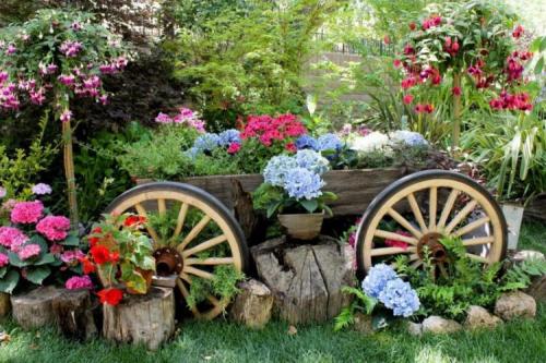 Оригинальные идеи для сада своими руками. 90 идей украшений для сада своими руками (фото)