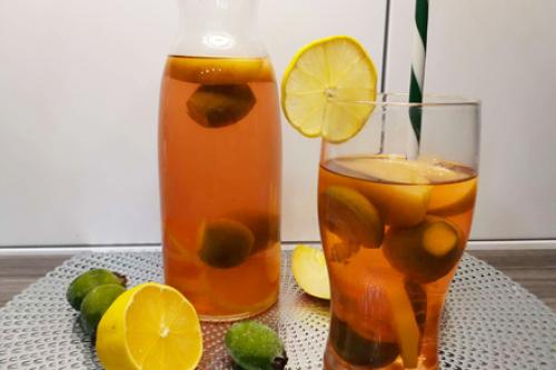 Какие ингредиенты нужны для приготовления компота из граната и яблок. Компот из фейхоа и граната с яблоком и лимоном