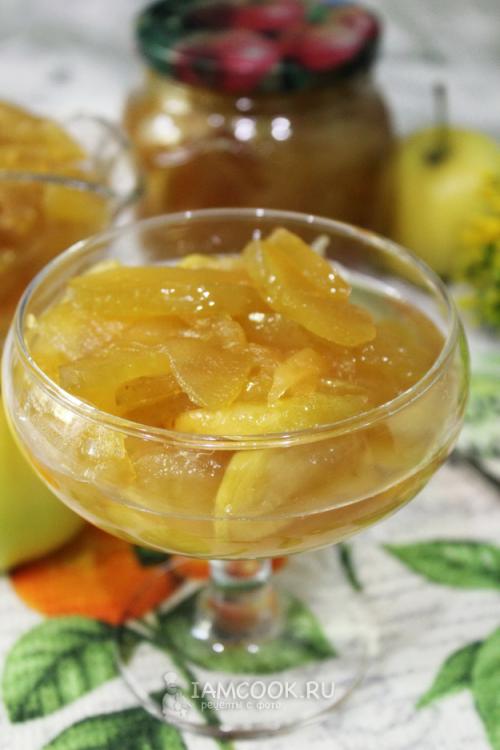 Что нужно для приготовления прозрачного варенья из антоновки дольками