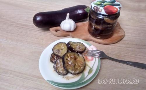 Баклажаны с чесноком и зеленью на зиму без стерилизации. Жареные баклажаны с чесноком и уксусом (без стерилизации)