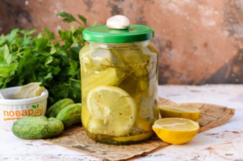 Консервирование огурцов с лимонным соком. Как приготовить Огурцы с лимоном на зиму без стерилизации