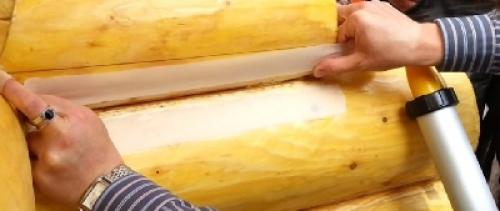 Теплый шов для деревянного дома. Технология «теплый шов»