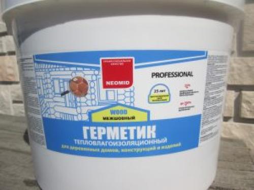 Герметик для сруба своими руками. Применение в технологии заделки швов сруба герметика