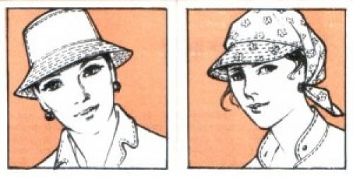 Как сделать панамку устойчивой к ветру. Панама и косынка для лета