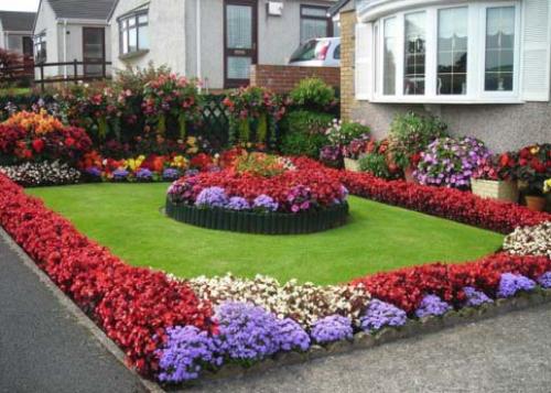 Как красиво оформить газон перед домом. Оформление газона своими руками