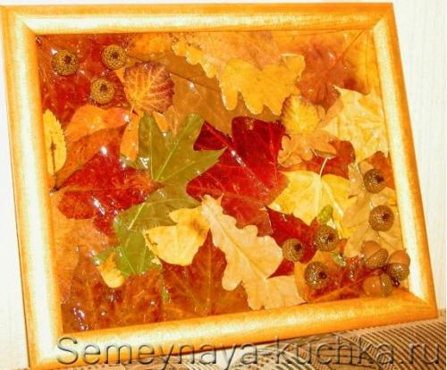 Флористические картины своими руками. КАРТИНЫ из листьев. 10 разных техник + много фото.