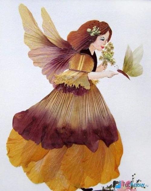 Как сделать картину из сухих цветов. Картины из листьев и цветов своими руками: 70 идей