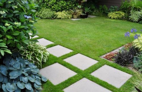 Как красиво оформить газон перед домом. Оформление газона своими руками