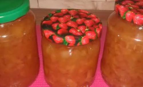 Яблочное варенье в домашних условиях. Варенье из яблочных долек 20