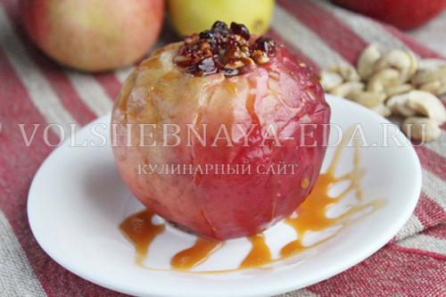 Яблоки в духовке. Печеные яблоки в духовке с медом
